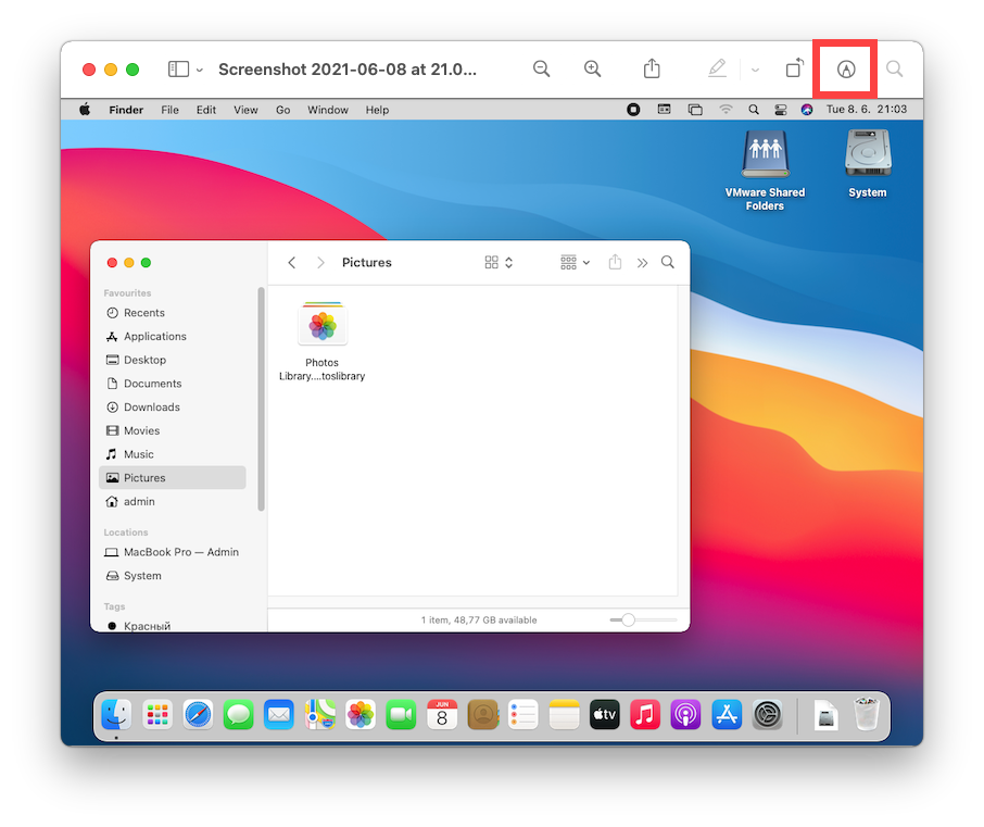 macbook drw on screenshots