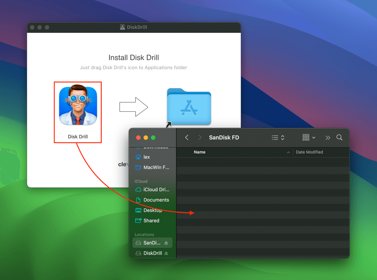 Disk Drill icon in installer